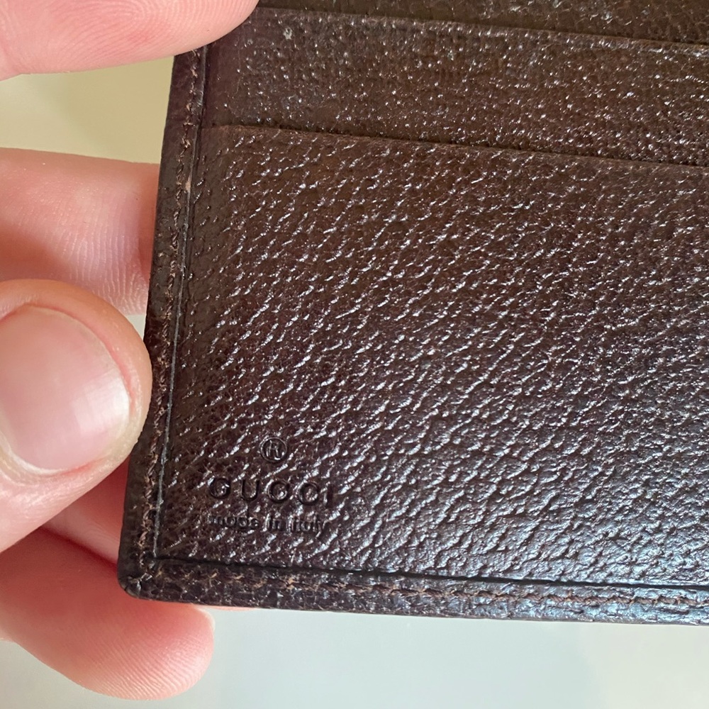 SOLD Gucci Monogram Leather Wallet - Picture 4 of 16